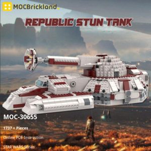 Star Wars Moc 30655 Republic Stun Tank By Wheelsspinnin Mocbrickland (5)