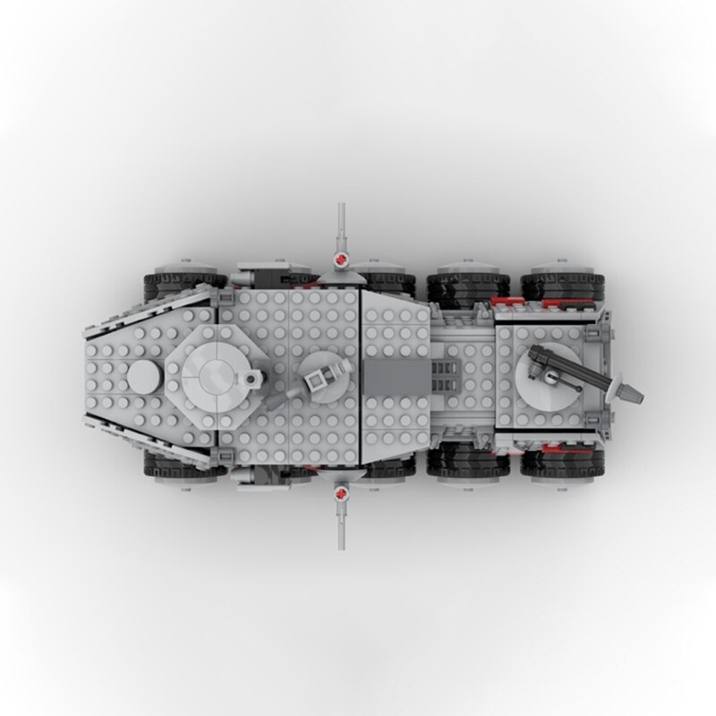 MOCBRICKLAND MOC-41554 Midi-scale Clone Turbo Tank