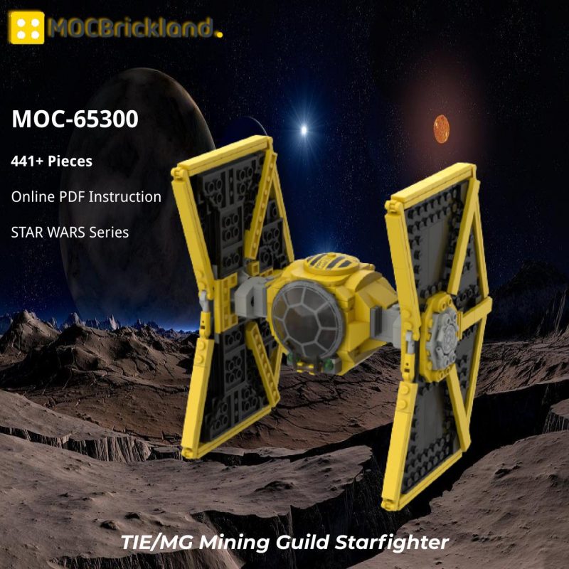 MOCBRICKLAND MOC-65300 TIE/MG Mining Guild Starfighter