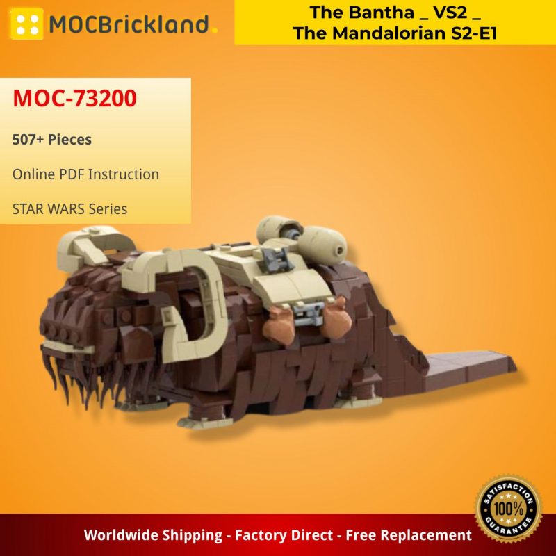 MOCBRICKLAND MOC-73200 The Bantha _ VS2 _ The Mandalorian S2-E1