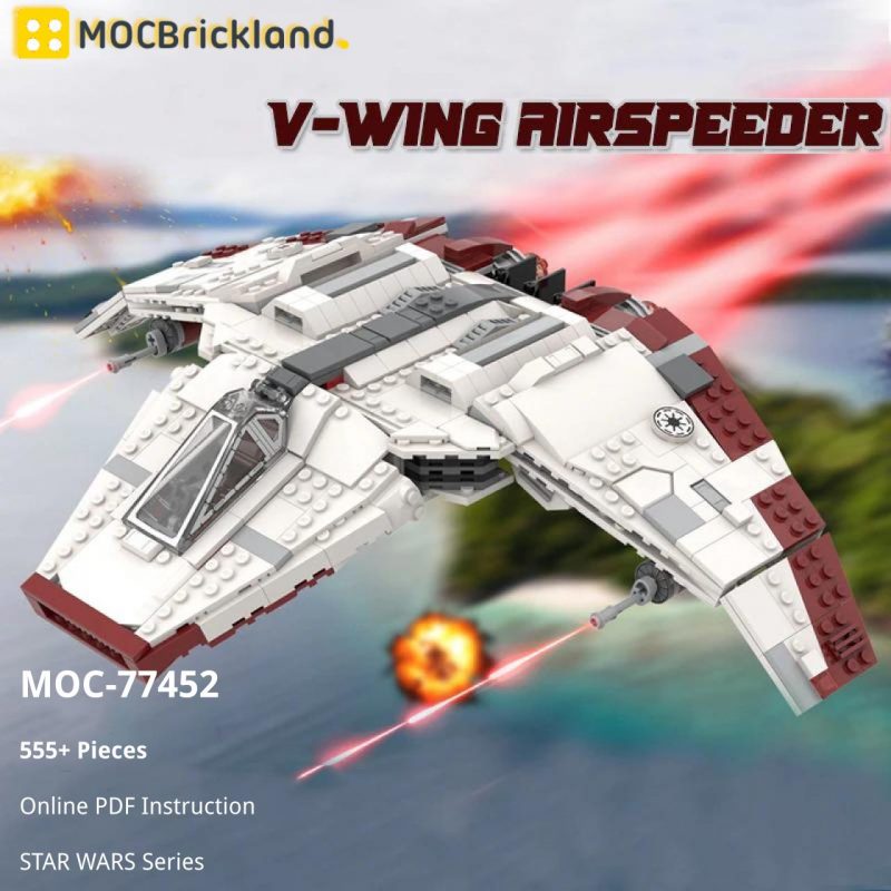 MOCBRICKLAND MOC-77452 V-Wing Airspeeder