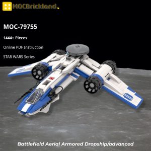 Star Wars Moc 79755 Battlefield Aerial Armored Dropshipadvanced By Tjs Lego Room Mocbrickland (5)