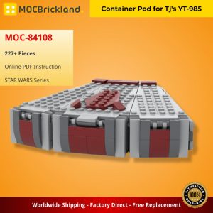 Star Wars Moc 84108 Container Pod For Tj's Yt 985 By Tjs Lego Room Mocbrickland (2)