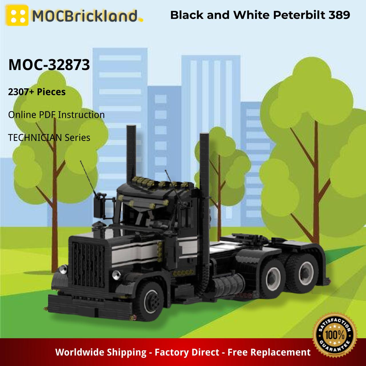 Technician Moc 32873 Black And White Peterbilt 389 By Laouaistechnic Mocbrickland (2) Technician Moc 32873 Black And White Peterbilt 389 By Laouaistechnic Mocbrickland (2)