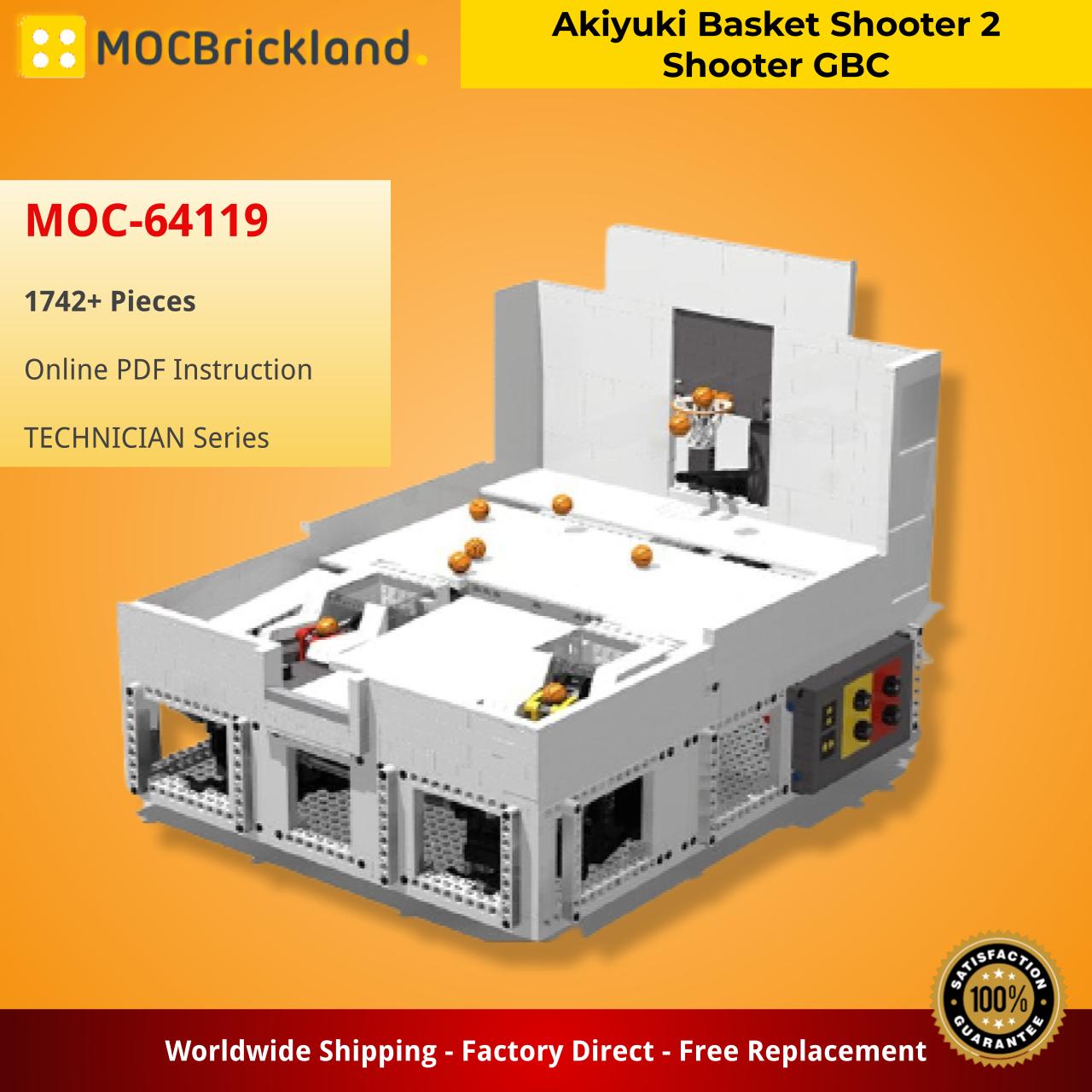 Technician Moc 64119 Akiyuki Basket Shooter 2 Shooter Gbc By 9vsystem Mocbrickland (2) Technician Moc 64119 Akiyuki Basket Shooter 2 Shooter Gbc By 9vsystem Mocbrickland (2)