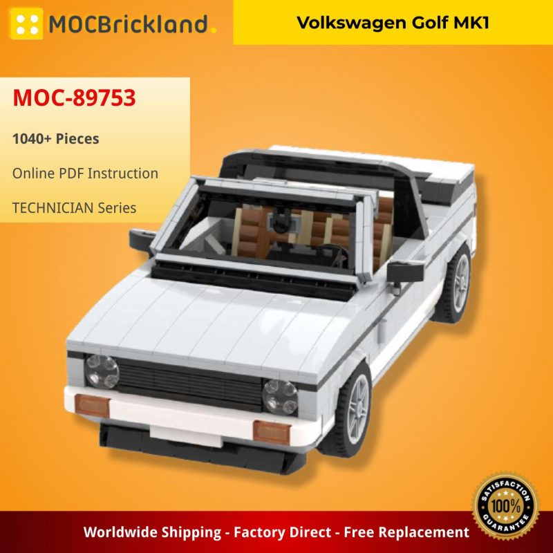 MOCBRICKLAND MOC-89753 Volkswagen Golf MK1