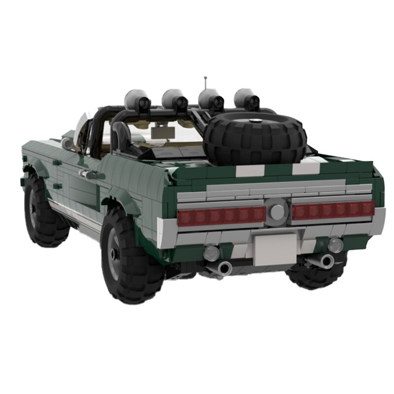 MOCBRICKLAND MOC-89754 Ford Mustang Off-road