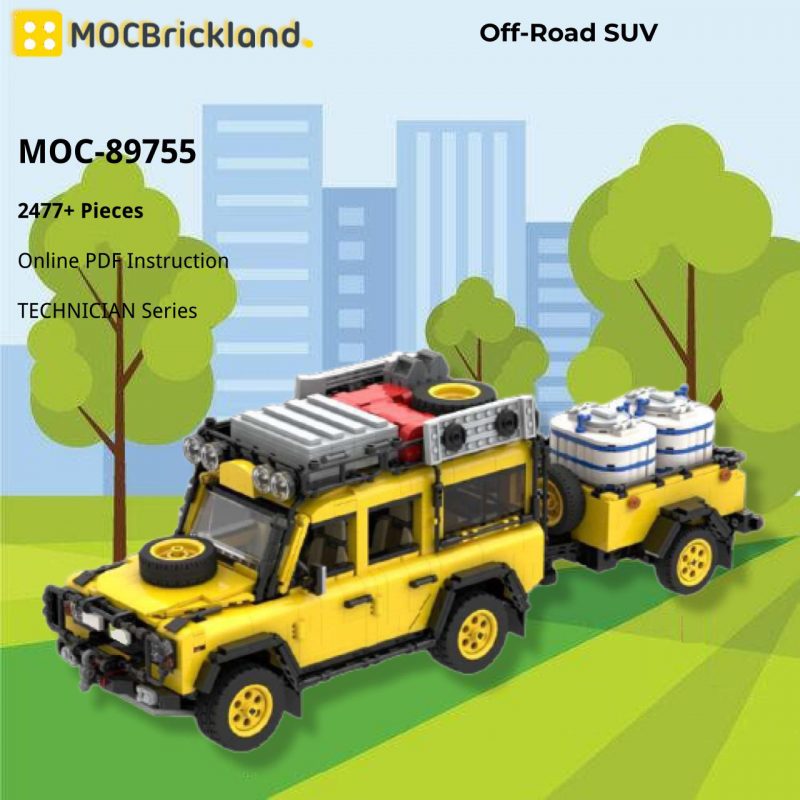 MOCBRICKLAND MOC-89755 Off-Road SUV