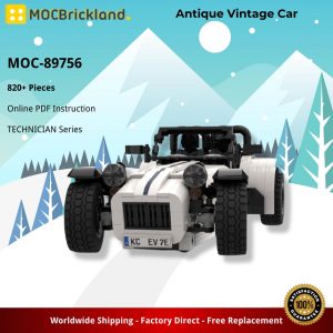 Technician Moc 89756 Antique Vintage Car Mocbrickland (7)