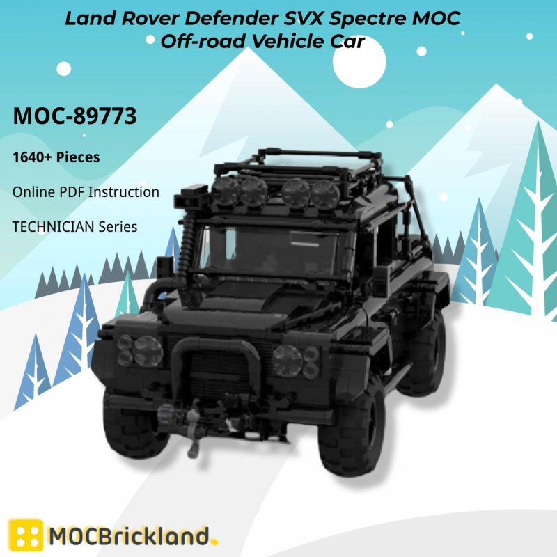 MOCBRICKLAND MOC-89773 Land Rover Defender SVX Spectre