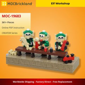 Mocbrickland Moc 19683 Elf Workshop (2)