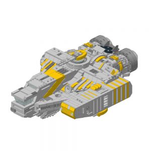 Mocbrickland Moc 23774 Xs Stock Light Freighter (2)
