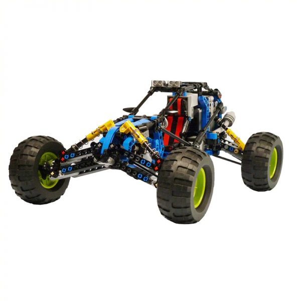 Mocbrickland Moc 3028 Blue Lightning Buggy (1)