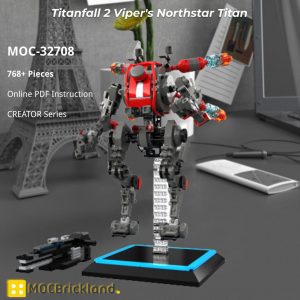 Mocbrickland Moc 32708 Titanfall 2 Viper's Northstar Titan (4)