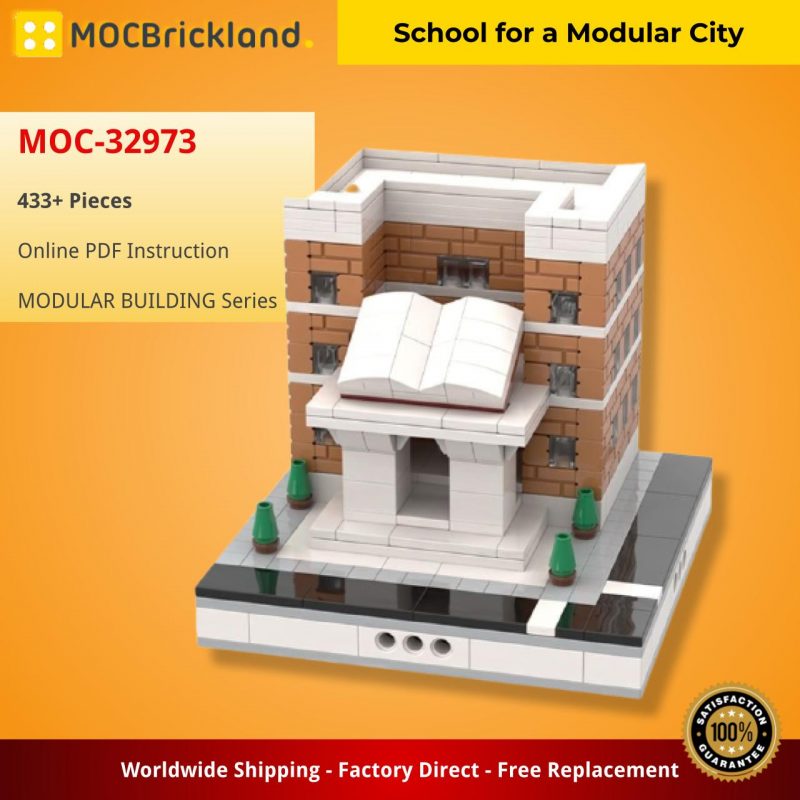 MOCBRICKLAND MOC-32973 School for a Modular City