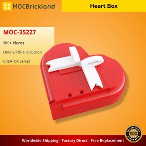 Mocbrickland Moc 35227 Heart Box