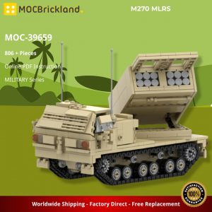 Mocbrickland Moc 39659 M270 Mlrs (2)