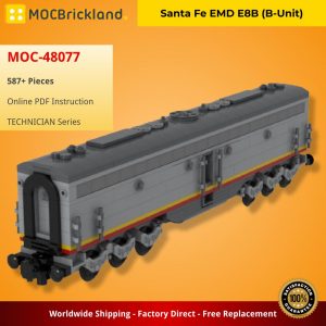 Mocbrickland Moc 48077 Santa Fe Emd E8b (b Unit) (2)