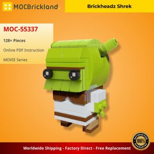 Mocbrickland Moc 55337 Brickheadz Shrek