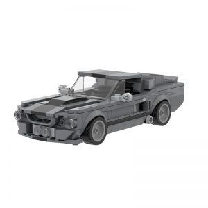 Mocbrickland Moc 57356 Eleanor Ford Mustang Shelby Gt500 (1)