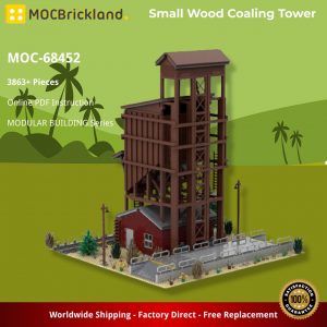 Mocbrickland Moc 68452 Small Wood Coaling Tower (5)