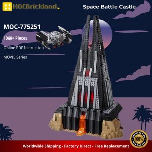 Mocbrickland Moc 775251 Space Battle Castle (2)