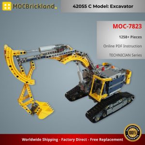 Mocbrickland Moc 7823 42055 C Model Excavator (2)