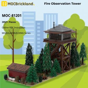 Mocbrickland Moc 81201 Fire Observation Tower (5)