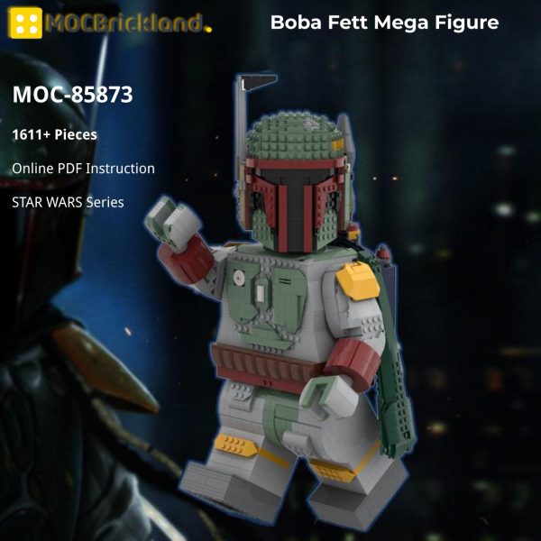 Mocbrickland Moc 85873 Boba Fett Mega Figure (1)