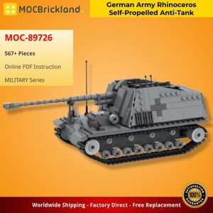 Mocbrickland Moc 89726 German Army Rhinoceros Self Propelled Anti Tank (2)