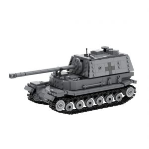 Mocbrickland Moc 89727 German Army Ferdinand Jagdpanzer Tigerp (1)