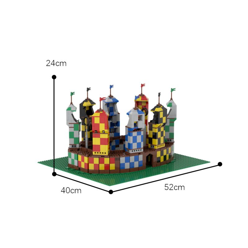 MOCBRICKLAND MOC-89736 Quidditch Pitch from Harry Potter