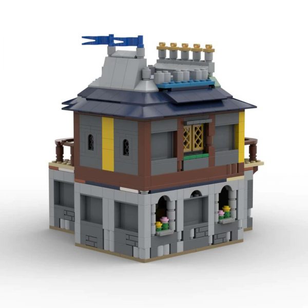 Modular Building Moc 87503 31120 Medieval Inn By Tavernellos Mocbrickland (3)