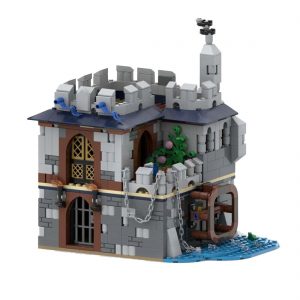 Modular Building Moc 88562 31120 Watermill By Tavernellos Mocbrickland (4)