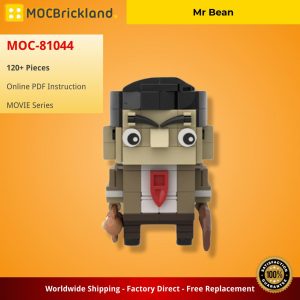 Movie Moc 81044 Mr Bean By Headsbrick Mocbrickland (2)