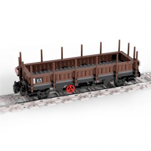 Technician Moc 81218 Stake Wagon Flat Wagon – 2 Axles By Langemat Mocbrickland (4)