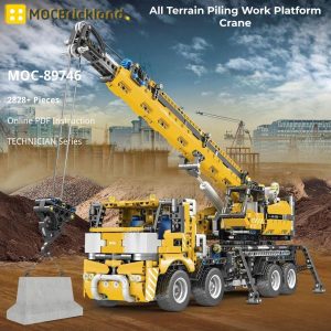 Technician Moc 89746 All Terrain Piling Work Platform Crane Mocbrickland (2)