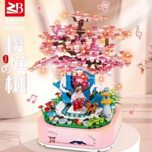 Zhengbo 9005 Sakura Tree Music Box (1)