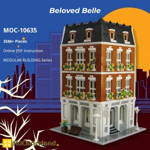 Mocbrickland Moc 10635 Beloved Belle (2)