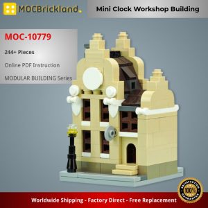 Mocbrickland Moc 10779 Mini Clock Workshop Building (2)