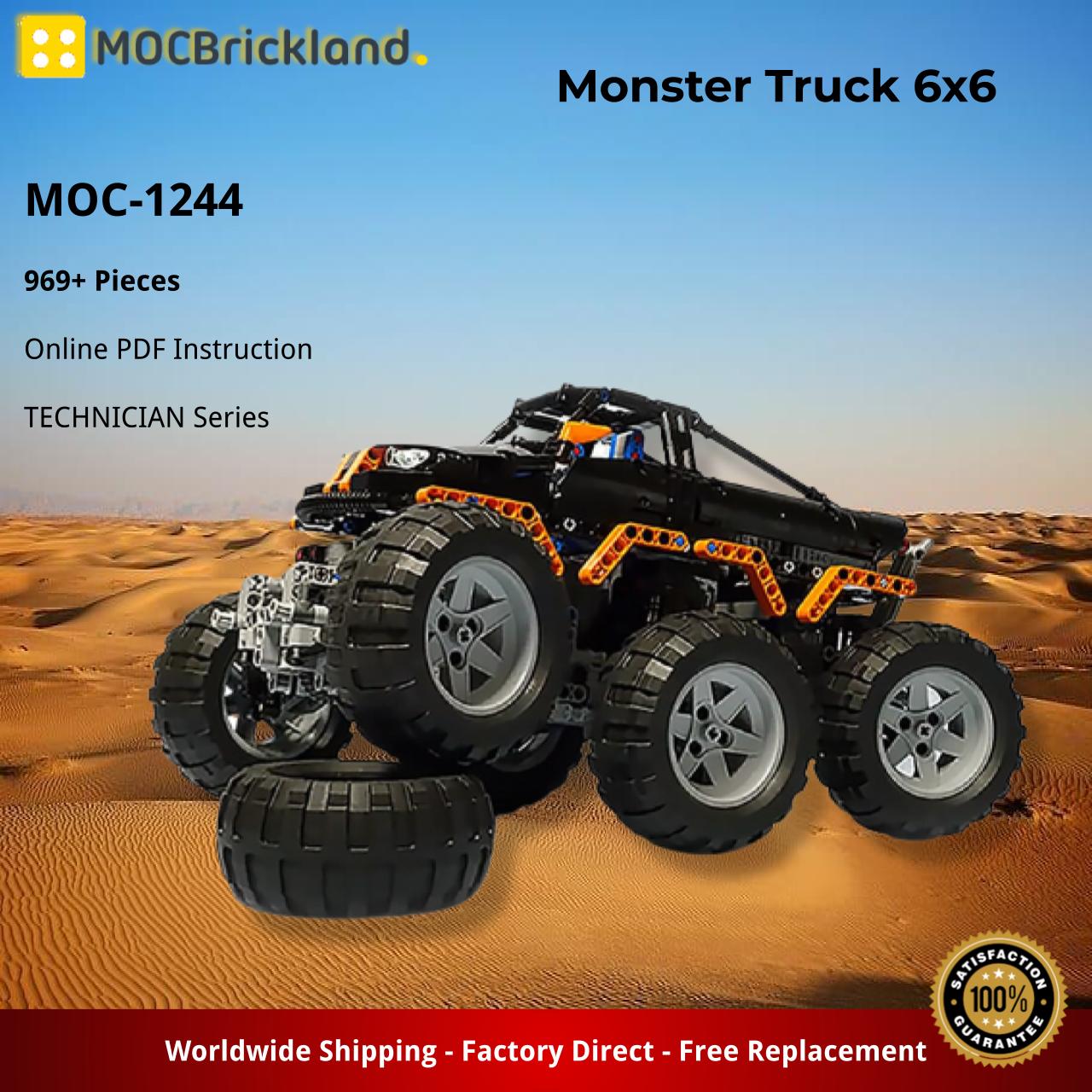 Mocbrickland Moc 1244 Monster Truck 6x6 (2) Mocbrickland Moc 1244 Monster Truck 6x6 (2)