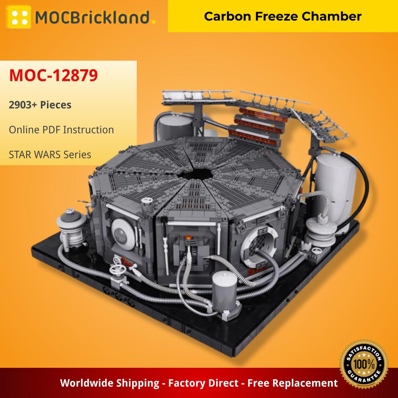 Carbon Freeze Chamber Bausteine Spielzeug MOC-12879 2903 teile für Star Wars 