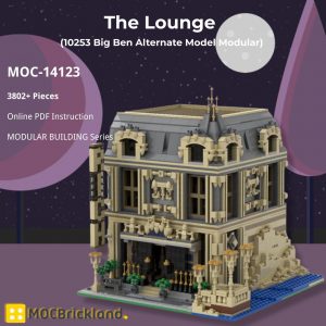 Mocbrickland Moc 14123 The Lounge (10253 Big Ben Alternate Model Modular) (2)