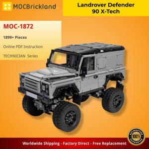 Mocbrickland Moc 1872 Landrover Defender 90 X Tech (2)