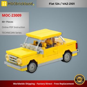 Mocbrickland Moc 23009 Fiat 124 Vaz 2101 (2)