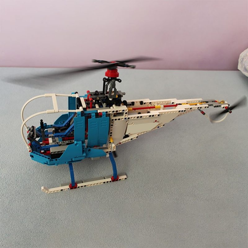 MOCBRICKLAND MOC-24128 42077: Nighthawk Helicopter