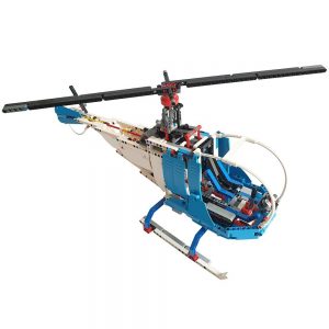 Mocbrickland Moc 24128 42077 Nighthawk Helicopter (4)