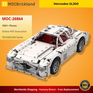 Mocbrickland Moc 26864 Mercedes Sl300 (2)