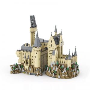 Mocbrickland Moc 30884 Hogwart's Castle (71046) Epic Extension C4195