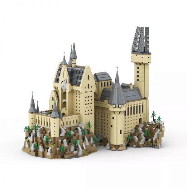 Mocbrickland Moc 30884 Hogwart's Castle (71048) Epic Extension C4195